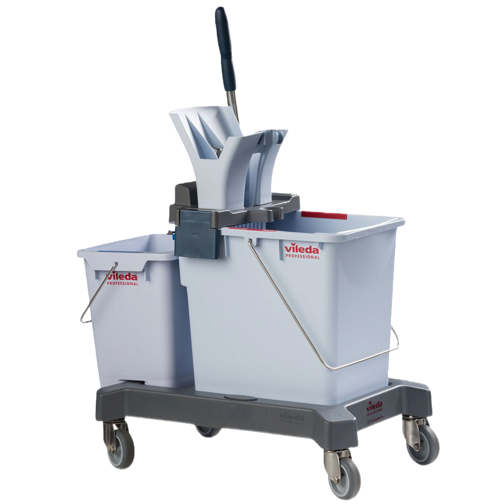 Система двухведерная УльтраСпид Про 25 и 10 л на платформе