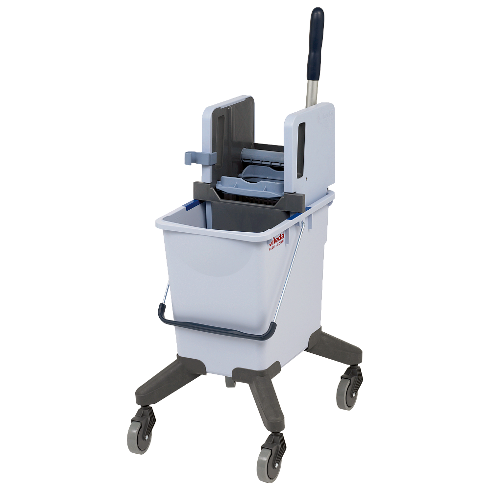 Система одноведерная КомбиСпид Про 25 л на колесах с вертикальным отжимом, без транспортировочной ручки