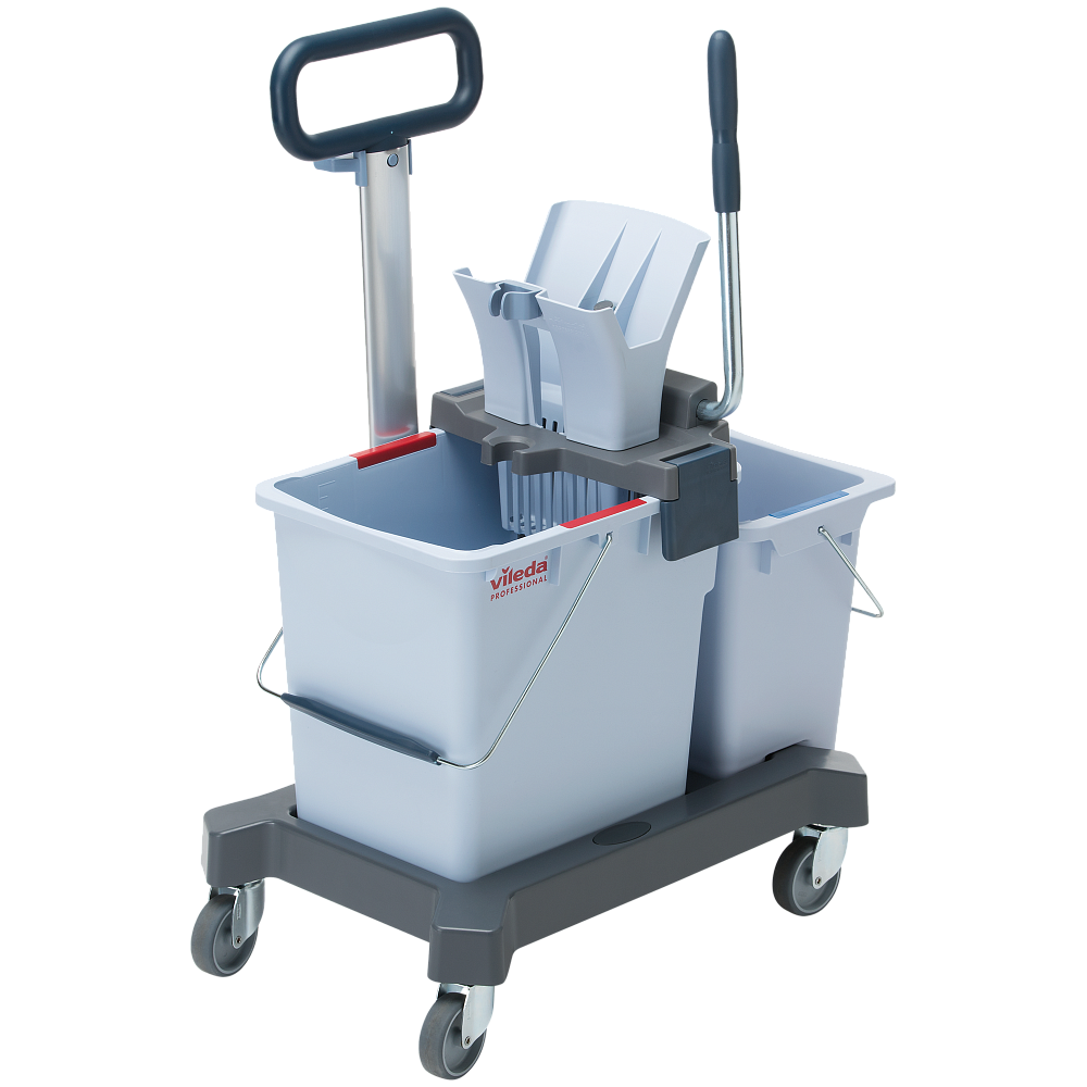 Система двухведерная УльтраСпид Про 25 л и 10 л на платформе, с транспортировочной ручкой