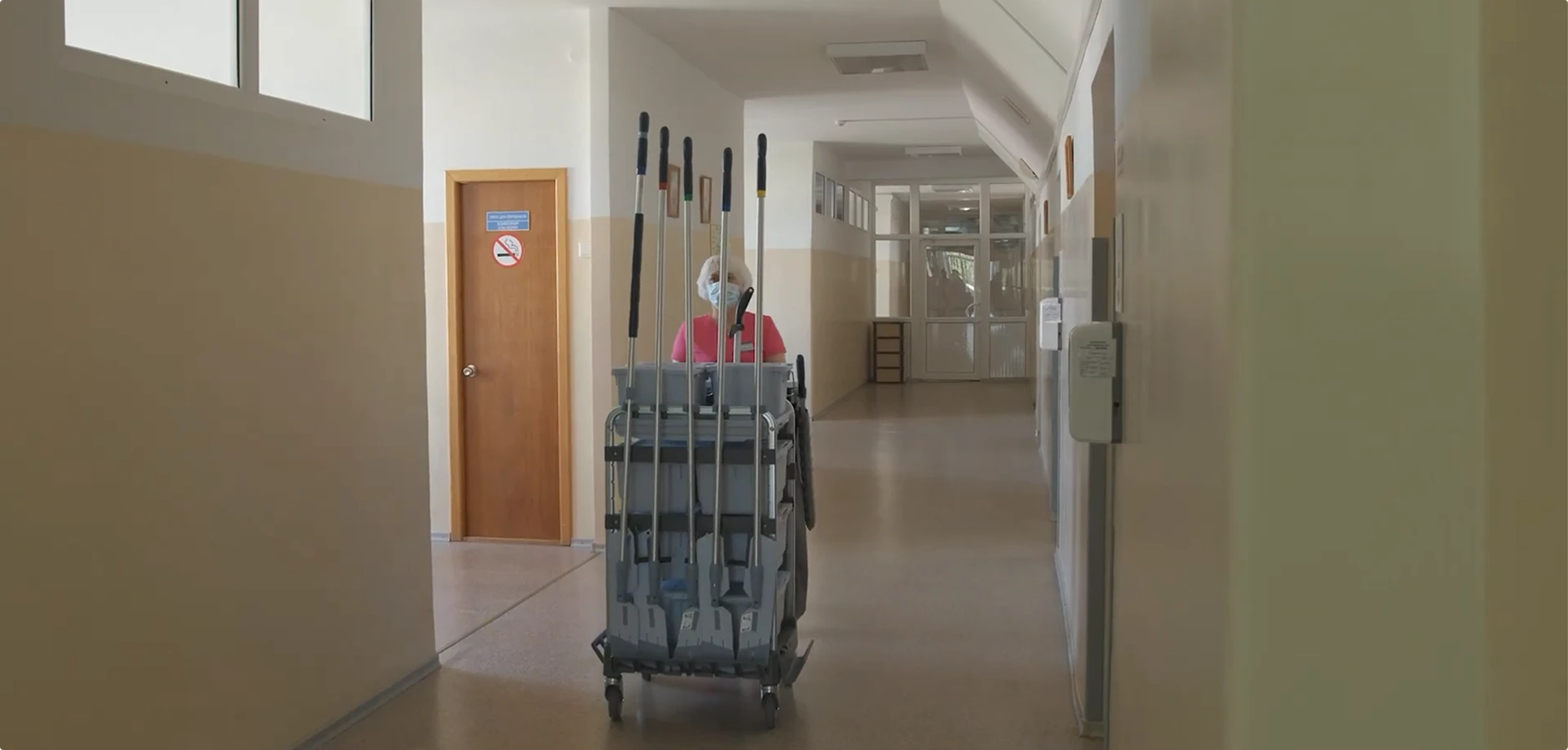 Система уборки Свеп Про в Городской больнице, г. Кумертау Система уборки Свеп Про в Городской больнице, г. Кумертау