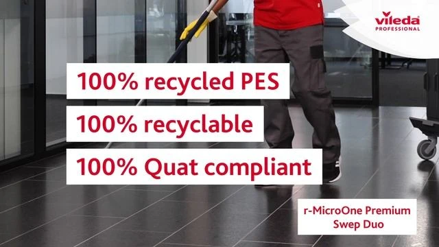 Vileda Professional The new recycled single use mops