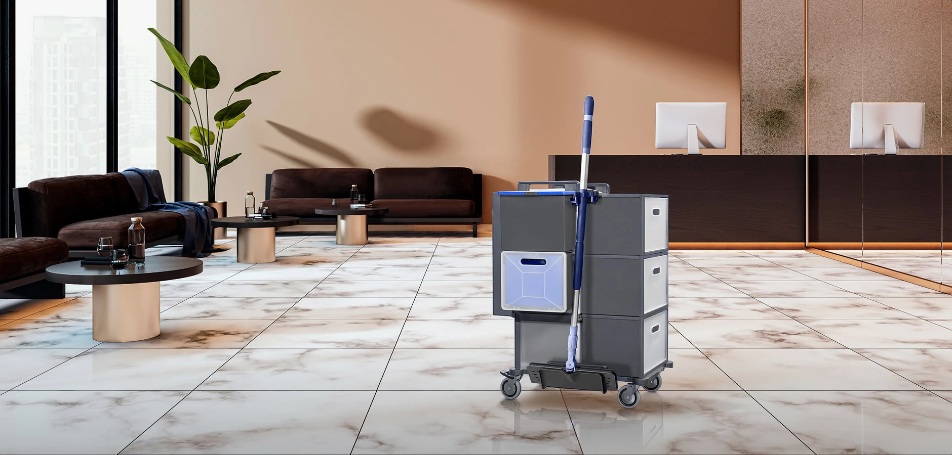 Маленькая тележка – большие возможности – встречайте Шопстер от Vileda Professional Маленькая тележка – большие возможности – встречайте Шопстер от Vileda Professional