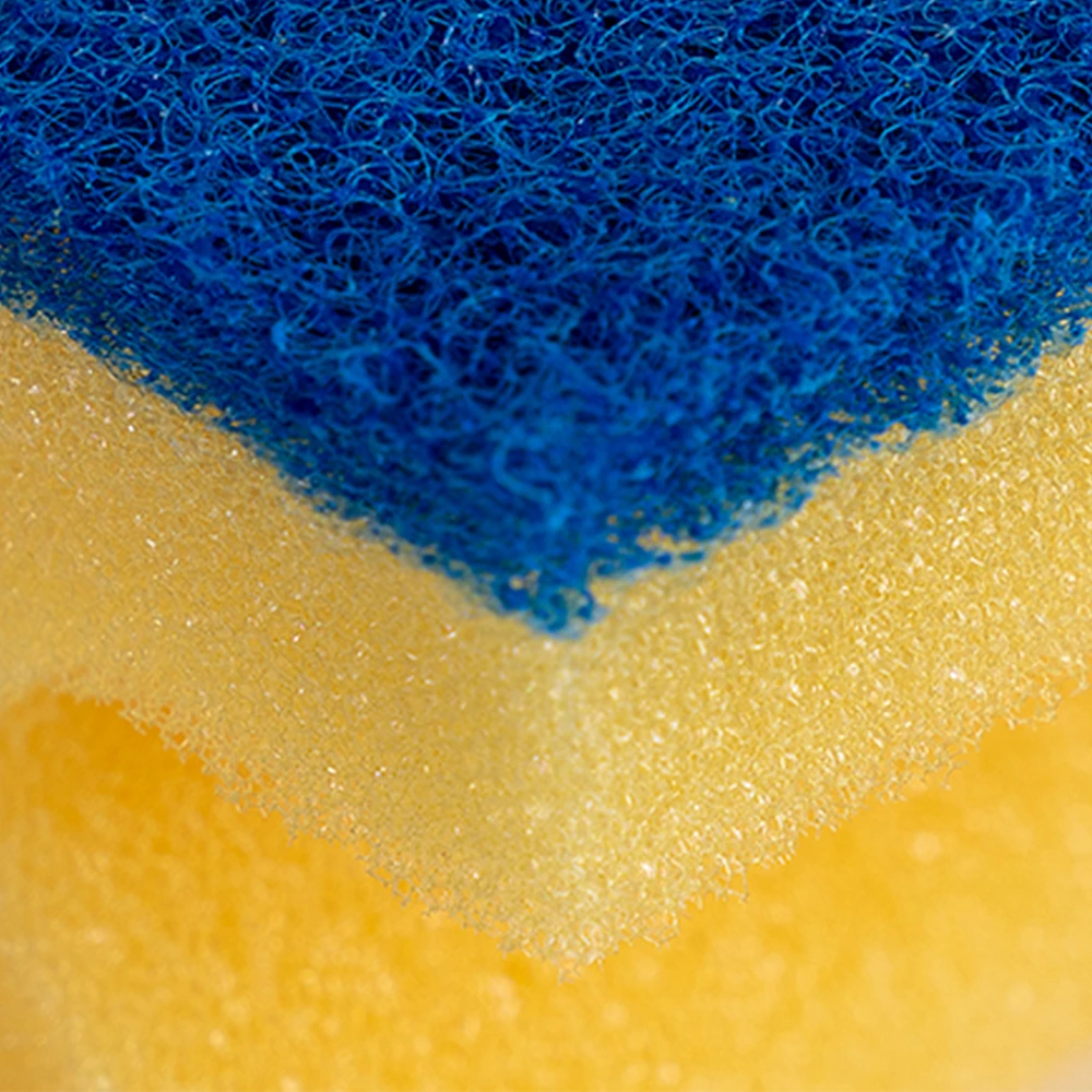Губка Деликатная, синий абразив