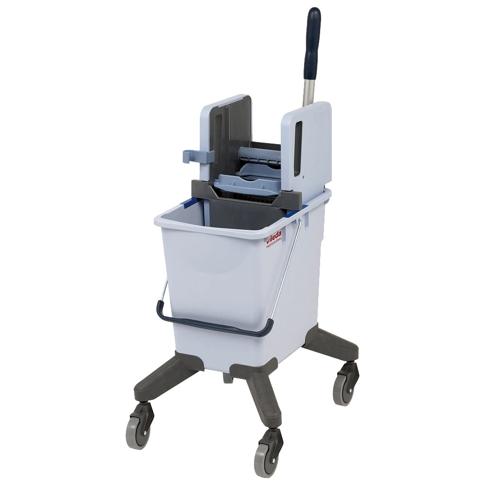 Система одноведерная КомбиСпид Про 25 л на колесах с вертикальным отжимом, без транспортировочной ручки