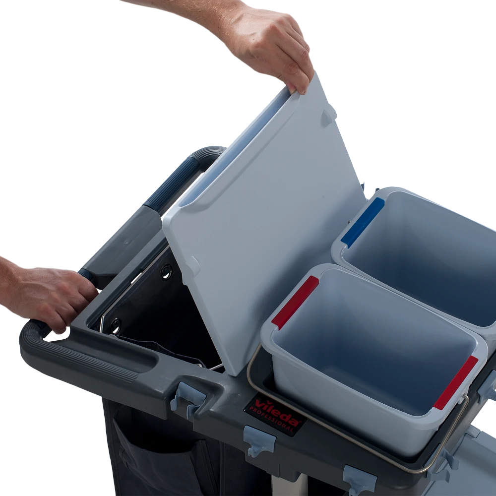 Тележка комплексная Волео Про, на базе безведерной уборки Тележка комплексная Волео Про, на базе безведерной уборки