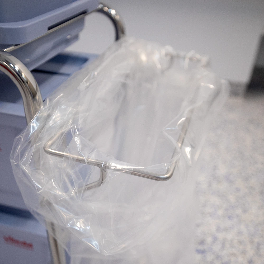 Тележка суперкомпактная электрополированная для Чистых Помещений на базе Свеп Про Тележка суперкомпактная электрополированная для Чистых Помещений на базе Свеп Про