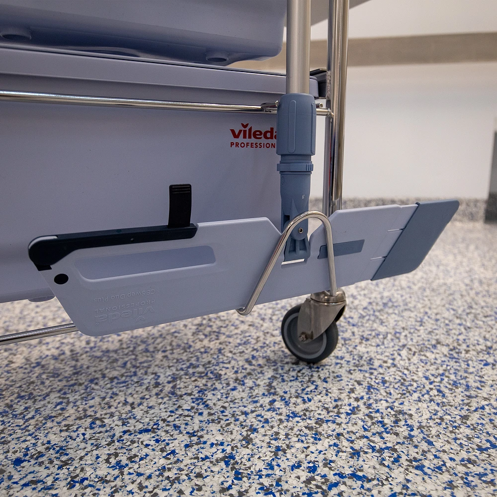 Тележка суперкомпактная электрополированная для Чистых Помещений на базе Свеп Про Тележка суперкомпактная электрополированная для Чистых Помещений на базе Свеп Про