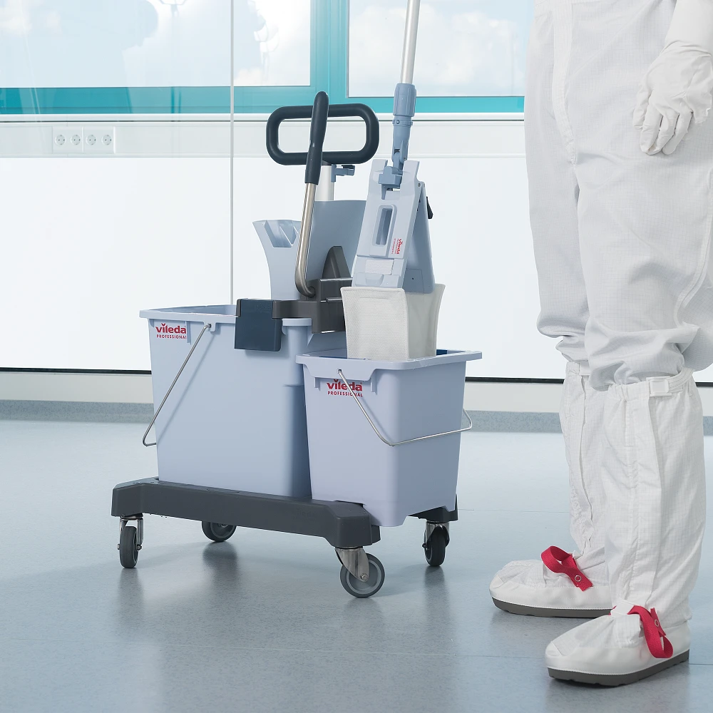 Система двухведерная УльтраСпид Про 25 и 10 л на платформе