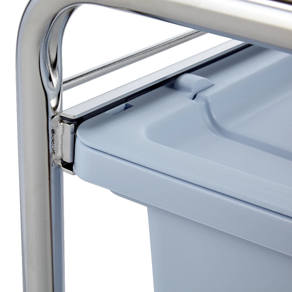 Тележка суперкомпактная электрополированная для Чистых Помещений на базе Свеп Про