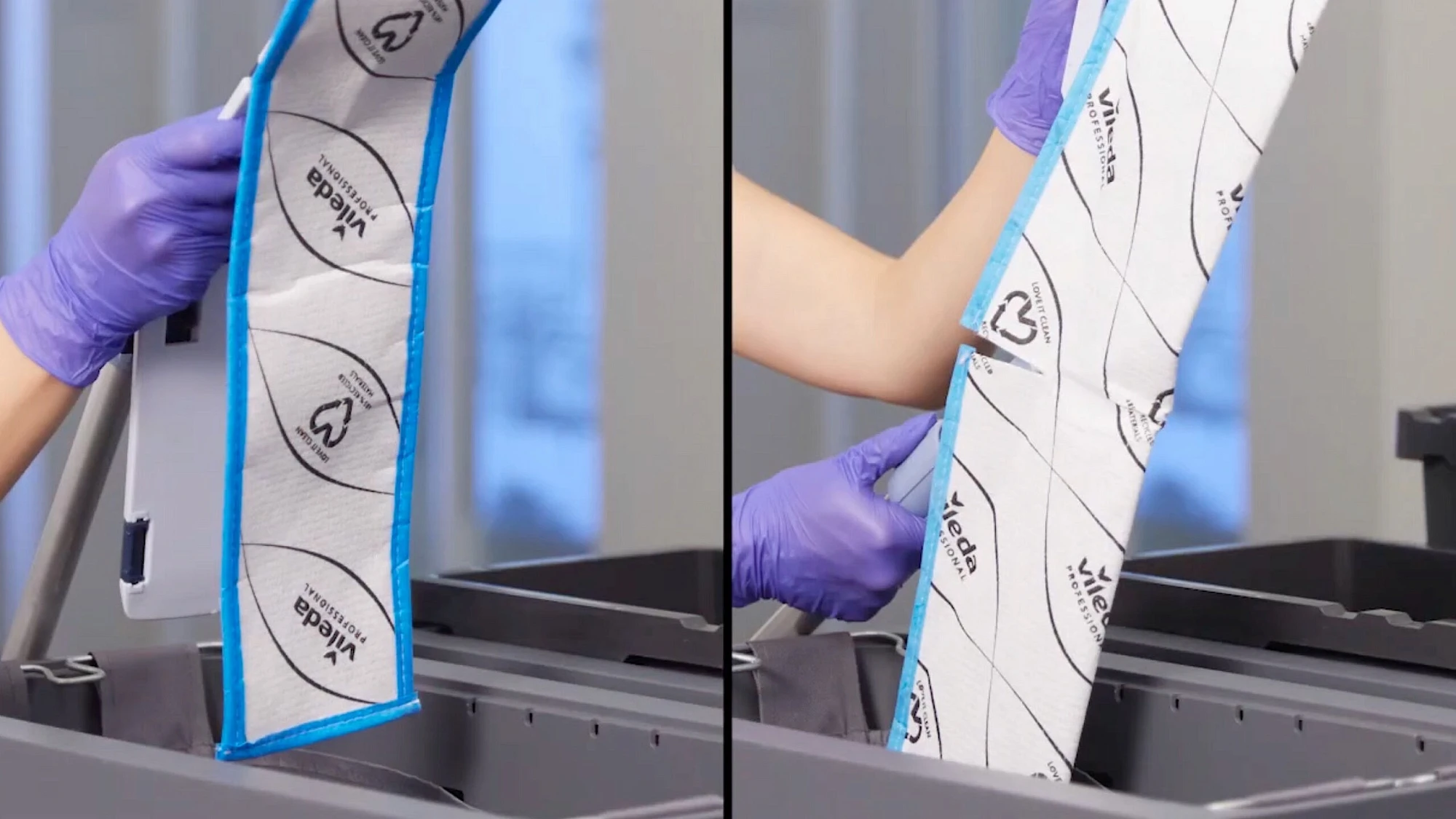 Vileda Professional The new recycled single use mops Vileda Professional The new recycled single use mops